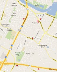 When you're looking for live music in Southeast Austin, check out these seven venues. (Click to enlarge.)